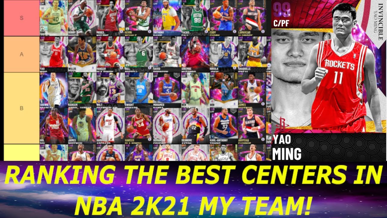 RANKING THE BEST CENTERS IN NBA 2K21 MY TEAM! (TIER LIST) WHERE IS