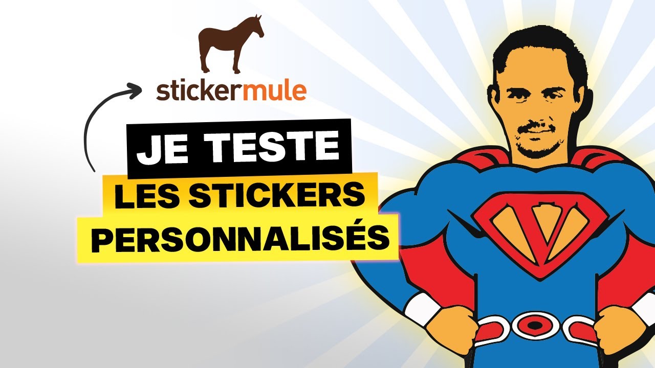 Sticker Commande Je commande des Stickers personnalisés sur Stickermule - Par Vincent ...
