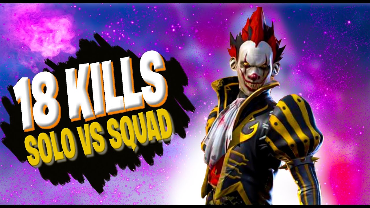 18 kills in Solo vs Squad Ranked - YouTube