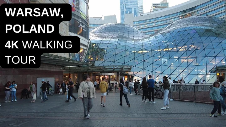 City walks series - Warsaw, Poland (4K walking tour)