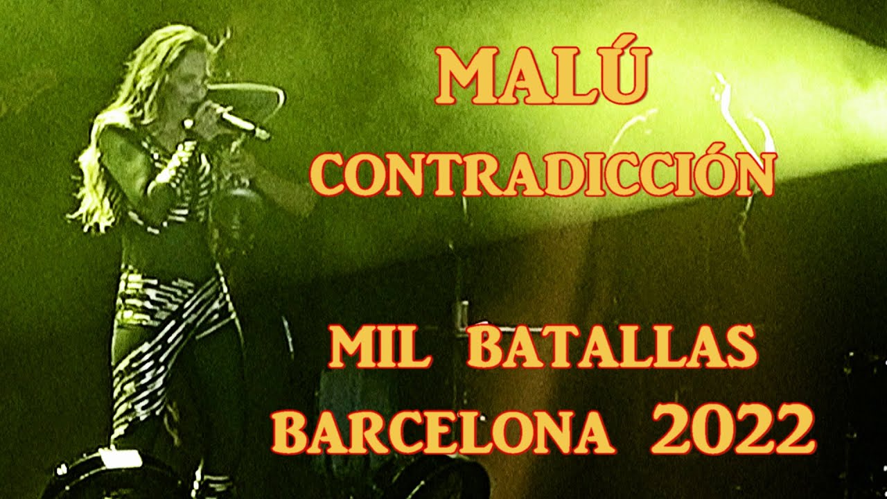 MALÚ Contradicción , Palau Sant Jordi de  Barcelona 30-9-2022