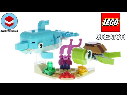 LEGO Creator 31128 Dolphin and Turtle Speed Build - AustrianBrickFan