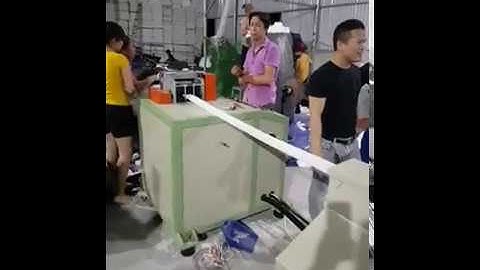 20180604  MÁY ĐÙN XỐP BỌC ỔI- MÁY LÀM TÚI LƯỚI HOA QUẢ