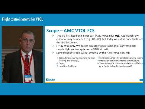 Flight control systems for VTOL - EASA Rotorcraft & VTOL Symposium 2019