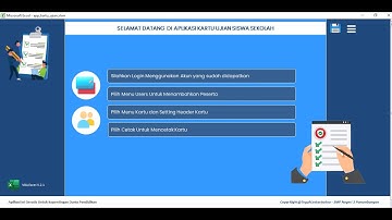 Tutorial Aplikasi Kartu Peserta Ujian