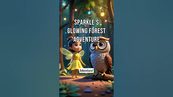 Sparkle's Glowing Forest Adventure | Learn English Through Story #shorts #bedtimestories #shortvideo