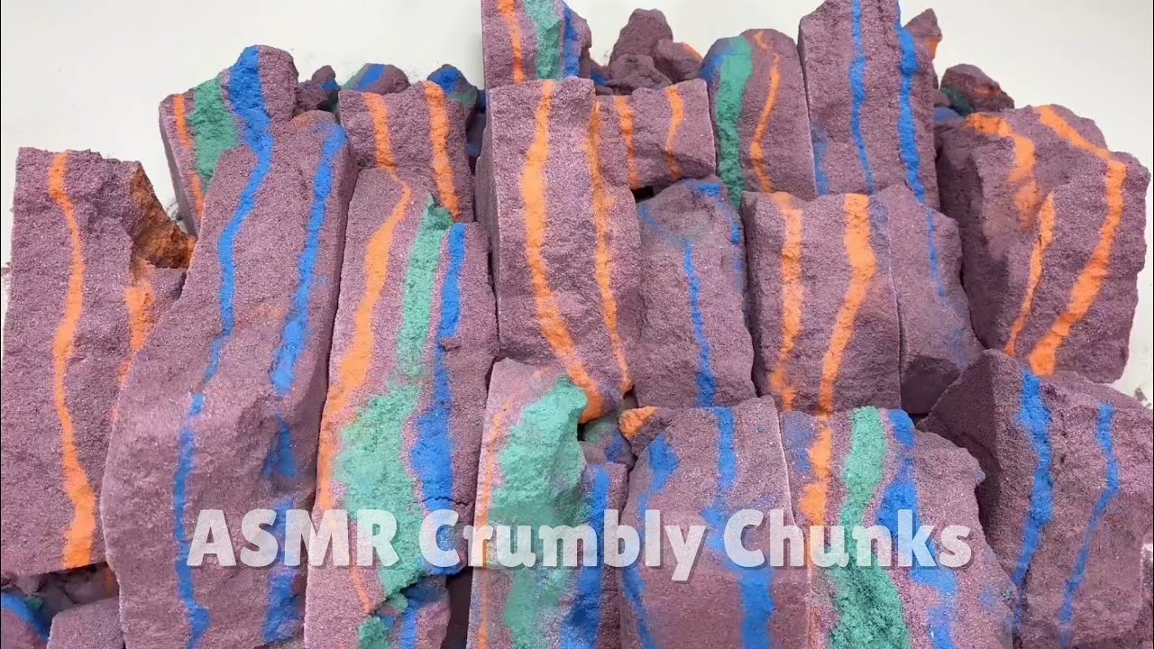 Baking Soda ASMR Crumble | Relax Your Mind #satisfyingvideos #bakingsoda #asmrcrumblychunks