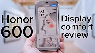 Honor 600 PWM and dithering display comfort review