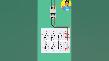 6 socket 2 switch connection #sorts #shortvideo #shortsfeed #youtubeshorts