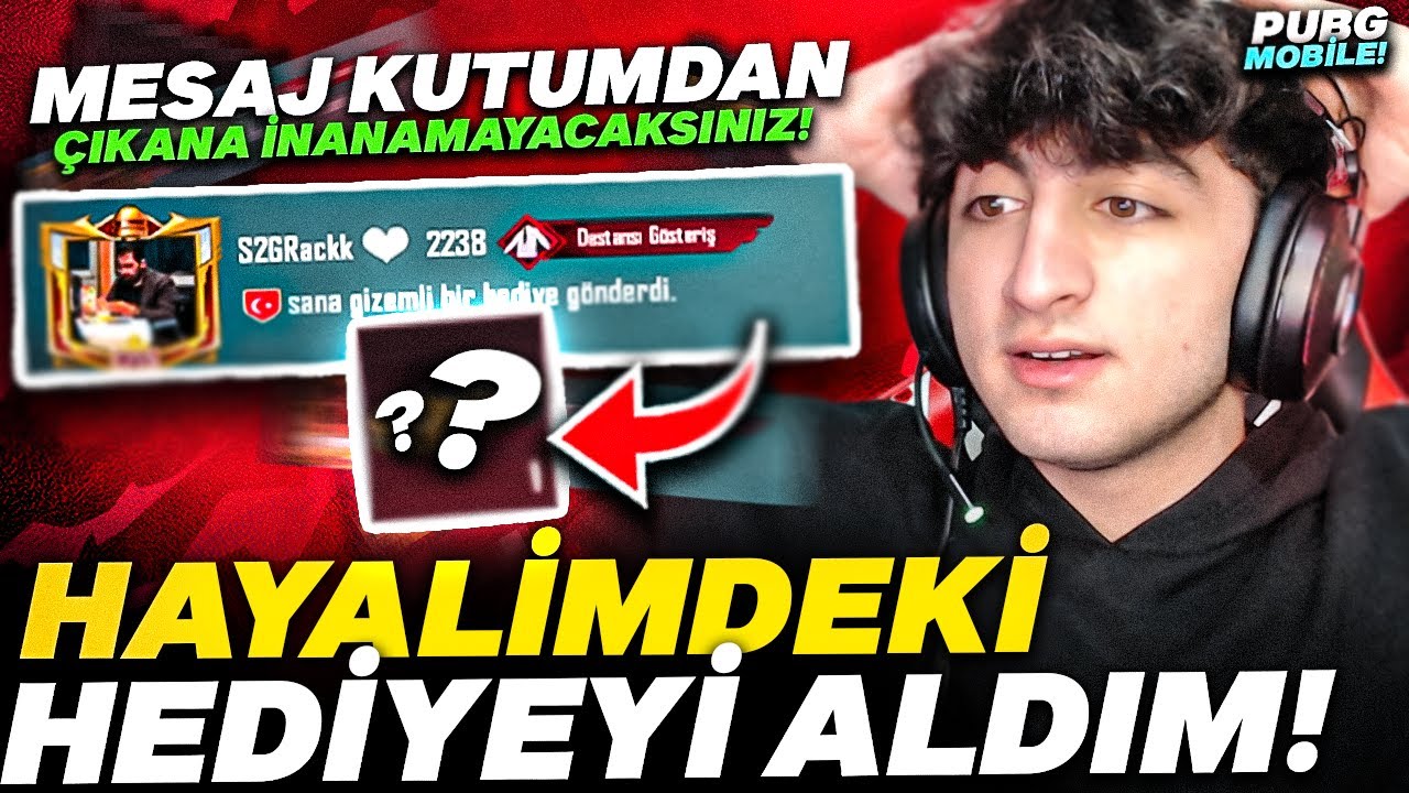 HAYALİMDEKİ HEDİYEYİ ALDIM! MESAJ KUTUMDAN ÇIKANA İNANAMAYACAKSINIZ 😱 – PUBG Mobile