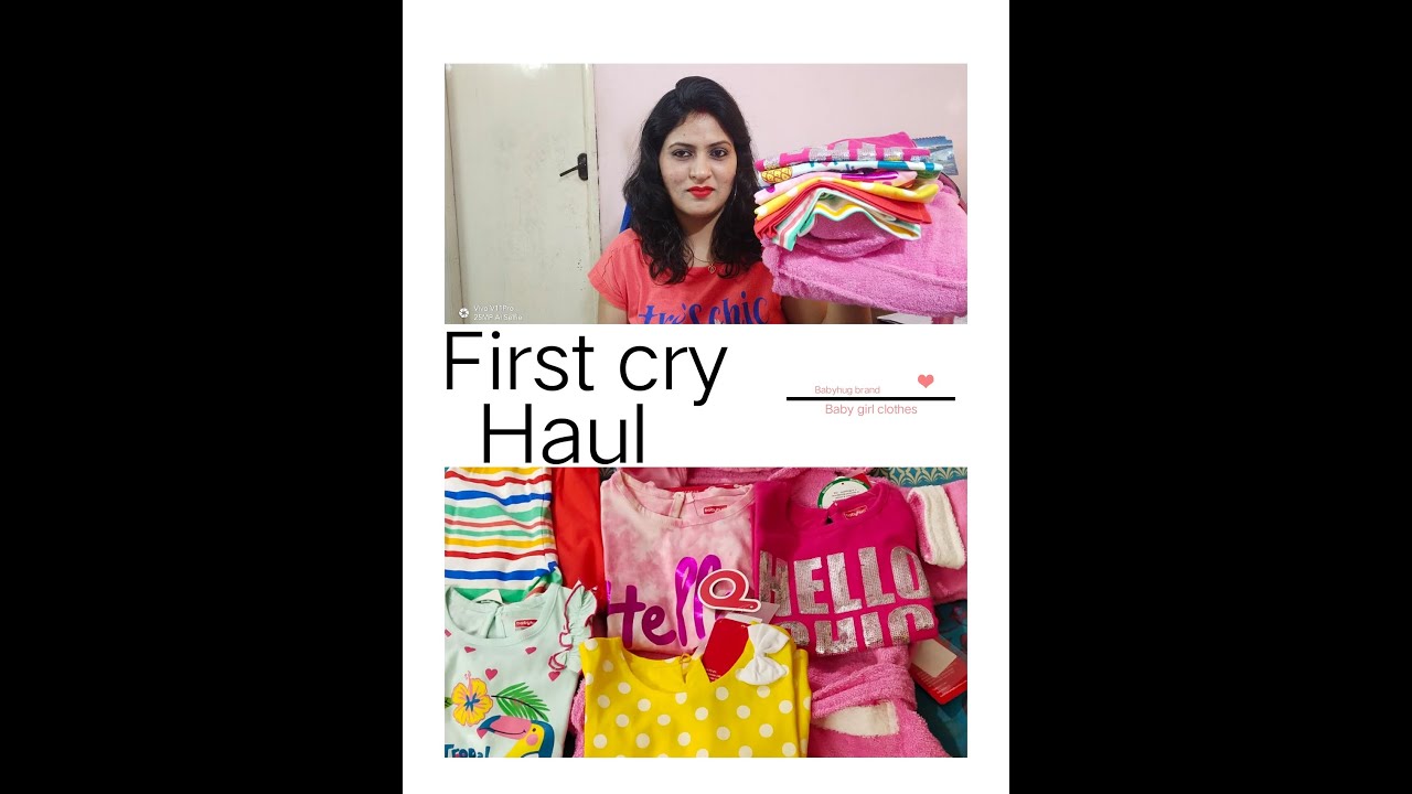 First cry haul video (2020)💞 I Babyhug brand I Summer collection 💞 I Kids girl dresses