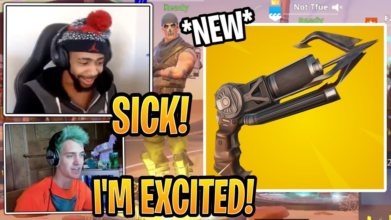 Daequan Reacts to *NEW* Grappler! "Grappling Hook" - Fortnite Best and Funny Moments