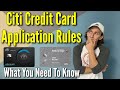 Citi Credit Card Application Rules | What You Need To Know