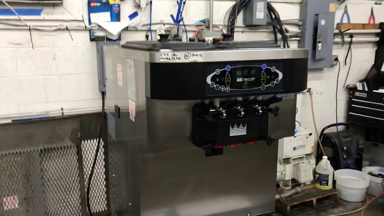 Taylor C713 M0063646 Three Phase Water Soft Serve Frozen Yogurt Machine