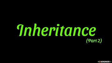 Inheritance (Part 2 of 2) | OOP