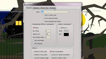 Creating Rain and Snow with Anime Studio Pro