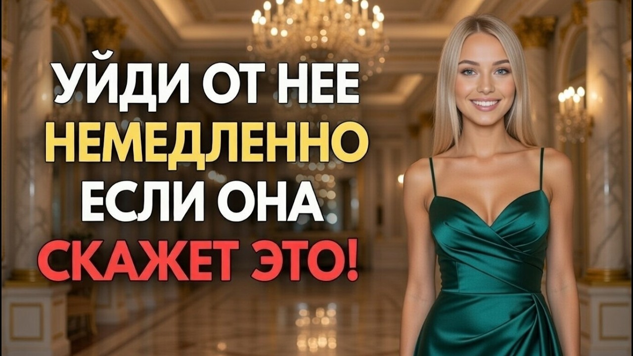 ОБЯЗАТЕЛЬНО К ПРОСМОТРУ! - Если женщина скажет вам эти 5 вещей, бросьте её | Женская психология