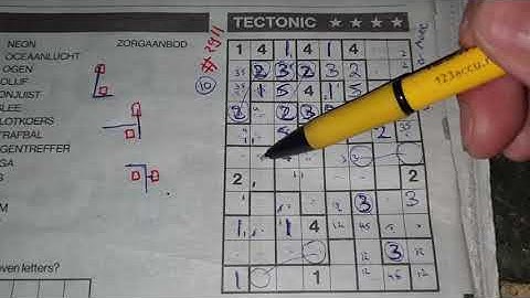 (#2911) Monday. Tectonic01 Sudoku puzzle. Bonus Extra edition. 06-07-2021 Extra part 4 of 4