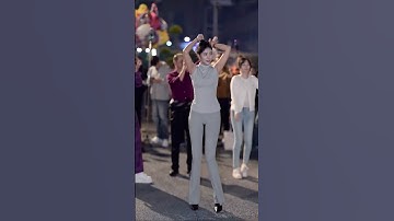 Thumbnail of Traditional dances of Tibetan girls on the streets at night #60
