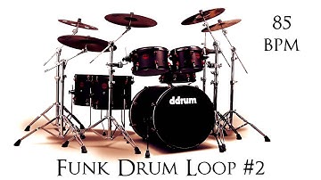Funk Drum Loop #2 85 bpm