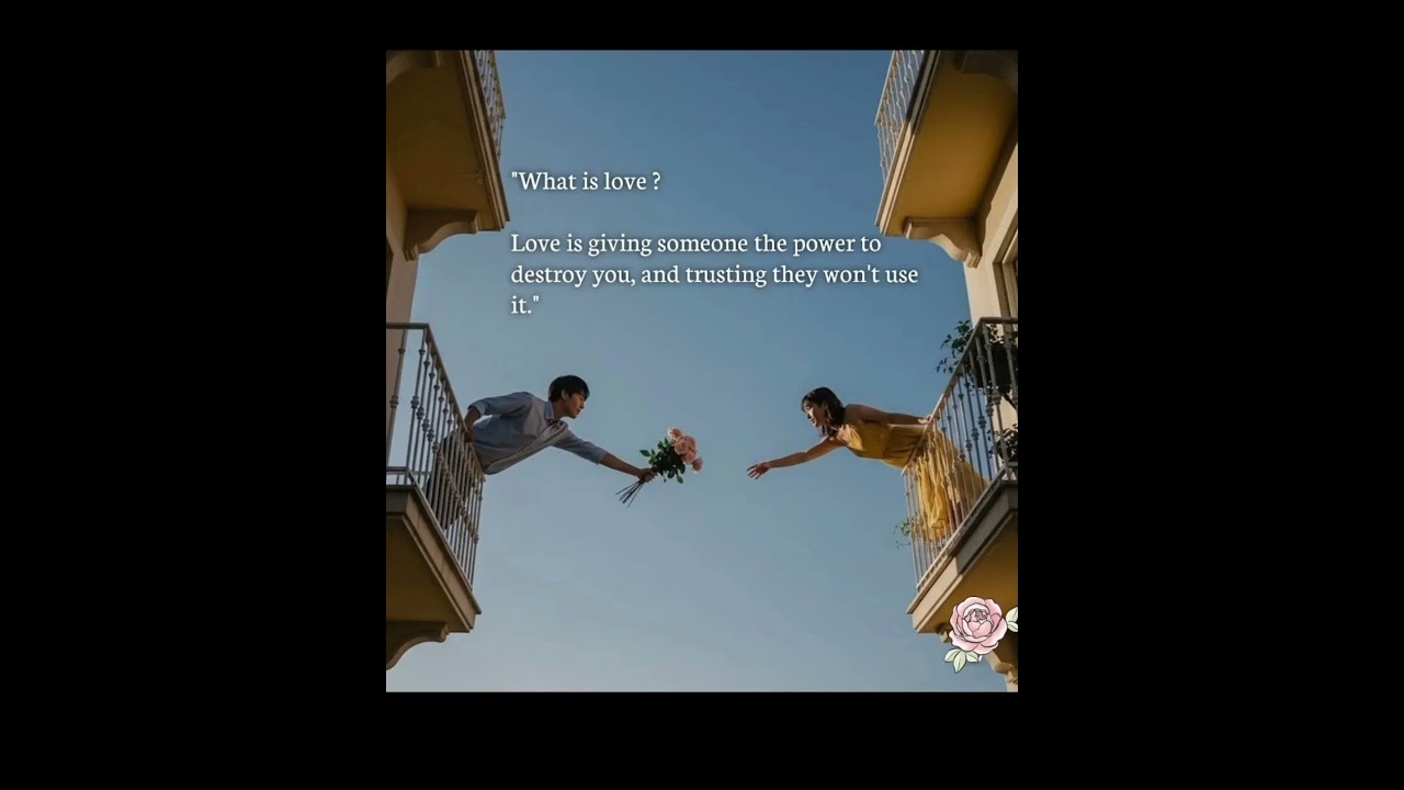 “This definition of love centers on vulnerability and trust, not possession or control.”* 😊