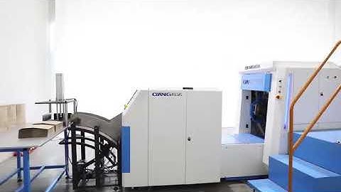 Fully Automatic Inside Flat Handle Paper Bag Machine |AS330 Roll Fed Square Bottom Paper Bag Machine