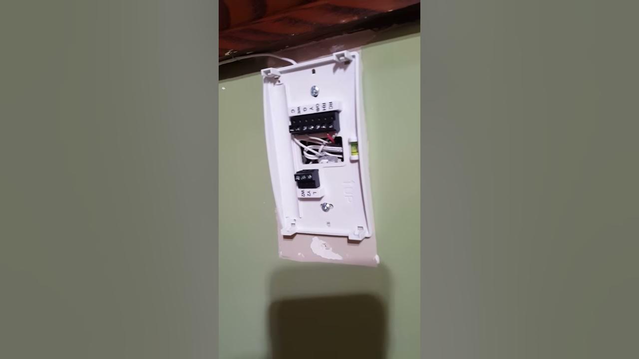 Emerson Sensi Thermostat installation with 2 wires (oil furnance) part