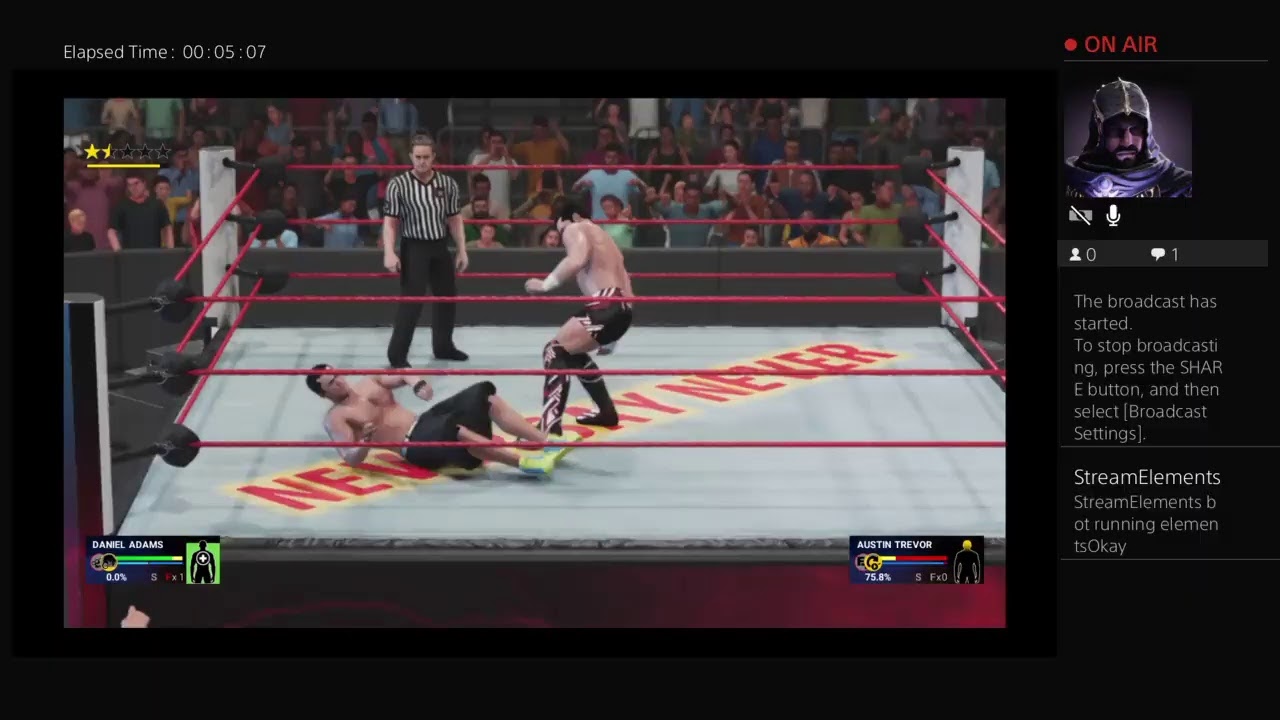 WWE 2K19 - Daniel Adams vs. Austin Trevor (The Fallen Kingdom)