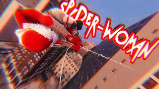 Ariana Grande - Santa Tell Me | Cinematic Web Swinging to Music 🎵 (Spider-Man: Miles Morales)