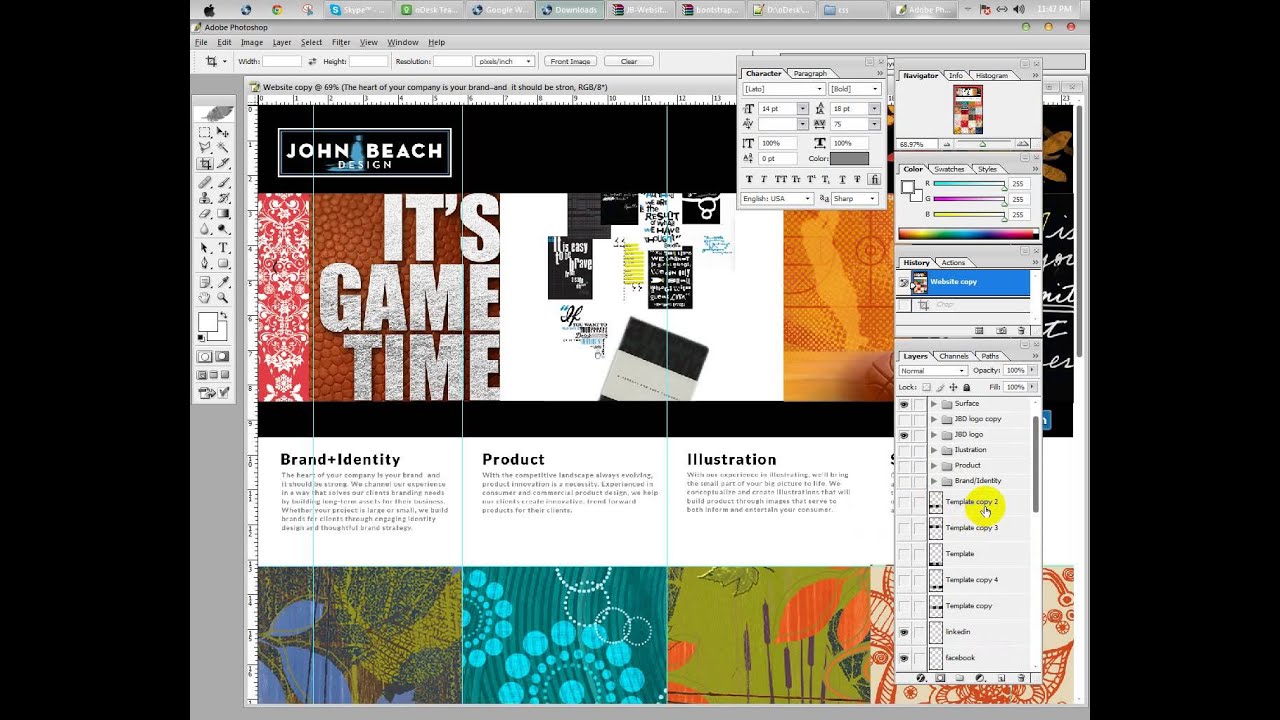 PSD to HTML with Twitter BootStrap Support Part One | RR Foundation ...