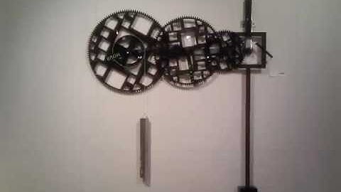 The final clock with Grasshopper escapement variant