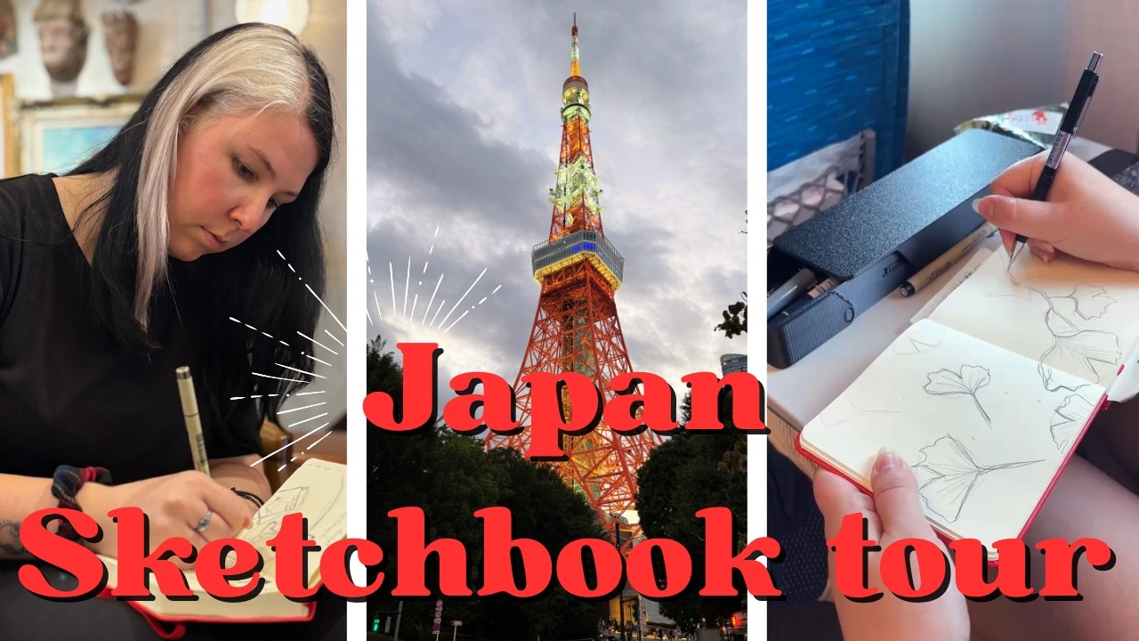 J'ai apporté un sketchbook au Japon... voici ce qui s'est passé