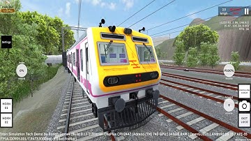 Train Accident in RG Train Tech Demo Android Gameplay | Local Train Game Download