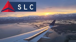 Stunning Delta Airlines Airbus A220100 Landing in Salt Lake City