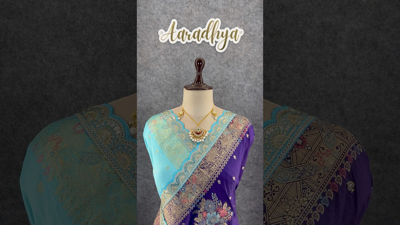 Dolla Silk Embroidery Work Lace Flowers Design Saree