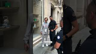 Download Lagu Jackie Chan take pictures with police in Paris 📸❤ #shorts #jackiechan @asadjackie MP3