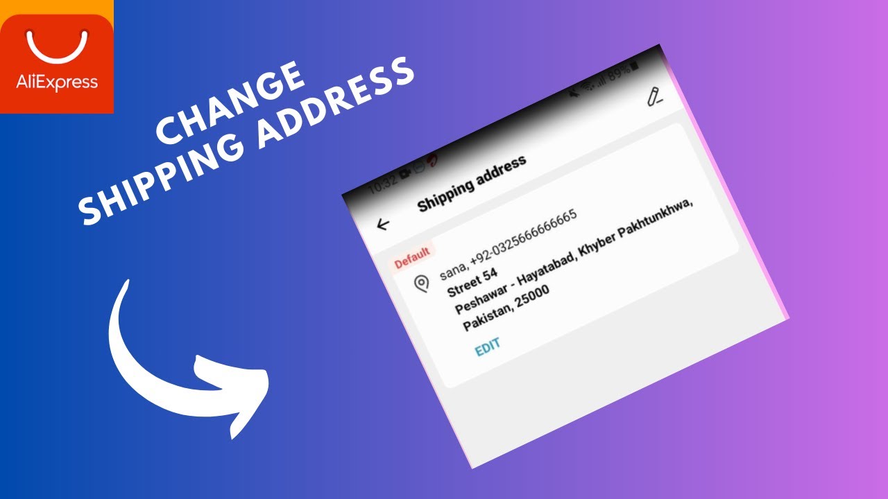 how to change shipping address on AliExpress YouTube
