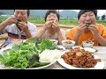 다양한 쌈채소와 제육볶음으로 맛있는 [[제육쌈밥(Stir-fried Pork & Leaf wrap)]] 요리&먹방!! - Mukbang eating show