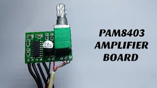 PAM8403 Amplifier Board