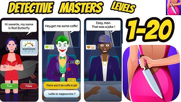 Detective Master‪s‬ Game All Levels 1-20 Gameplay Walkthrough (iOS-Android)