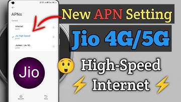 Best Jio 4G/5G #APN Setting 2025 || Pro Gaming Setting || Technical Gurudev .