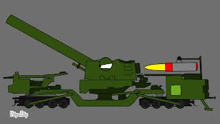 PZ G 1000.2 vs TM 3 M 450MM #flipaclip #tank #cartoon #animation