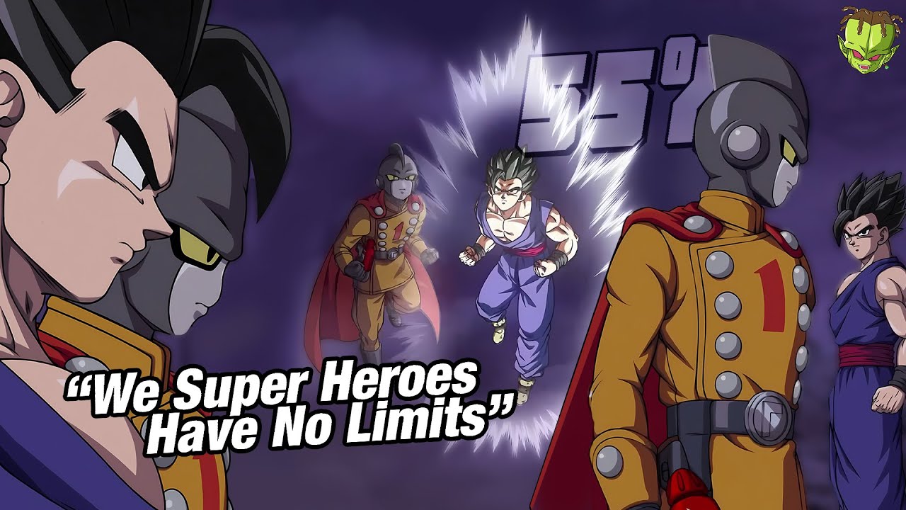 WE SUPER HEROES HAVE NO LIMITS!!!!!! GOHAN + GAMMA 1 SHOWCASE! 55% LINKS 1 | Dokkan Battle