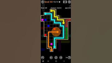 How To Solve Flow Free Amoeba Pack Level 44 10x14 Board Walk Through Solution Walkthrough
