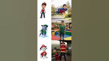 🐾PAW Patrol Rescue World Marshall, Rubble, Chase, Zuma, Rocky and Skye & Ryder #pawpatrol #shorts