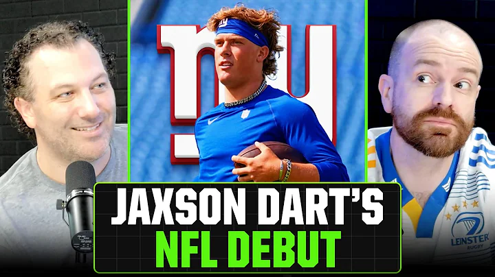 Jaxson Dart Looked IMPRESSIVE In NFL Debut 🎯