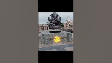 Ganesh ji VFX | Powerful CGI Landing Effect in Blender #shorts