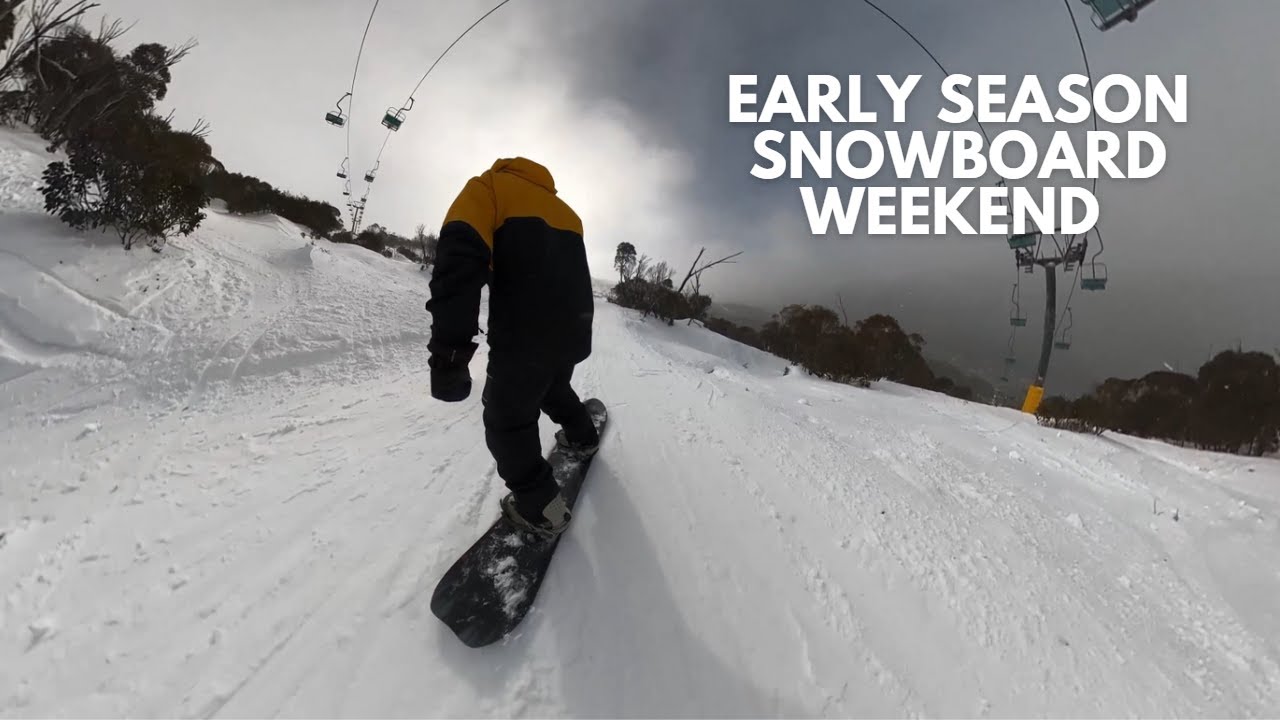 First Snowboard trip of the Season Thredbo Winter 23' YouTube