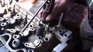 ремонт головки блока цилиндров мерседес W124 мотор М102 repair cylinder head engine M102 Mercedes W1