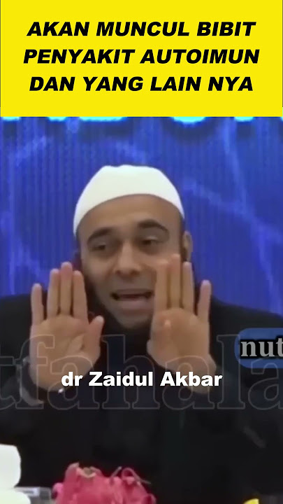 Agar rapat kembali  #drzaidulakbar